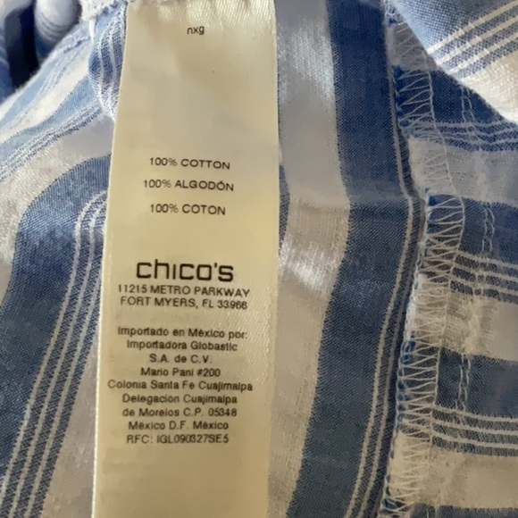 Chico’s Button Front Blouse - Picture 13 of 14
